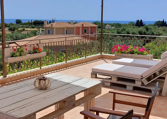 빌라 Anio - Rustic Modern With Sea And Mountain View Terrace 스보로나타