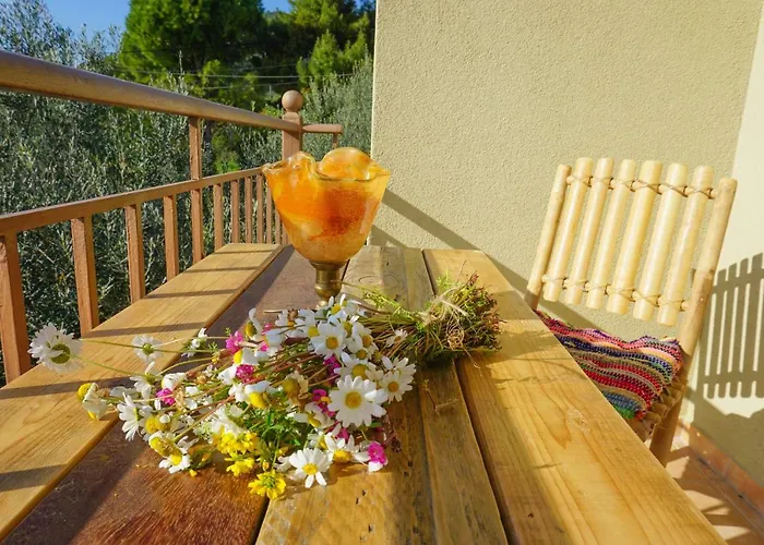 빌라 Anio - Rustic Modern With Sea And Mountain View Terrace 스보로나타