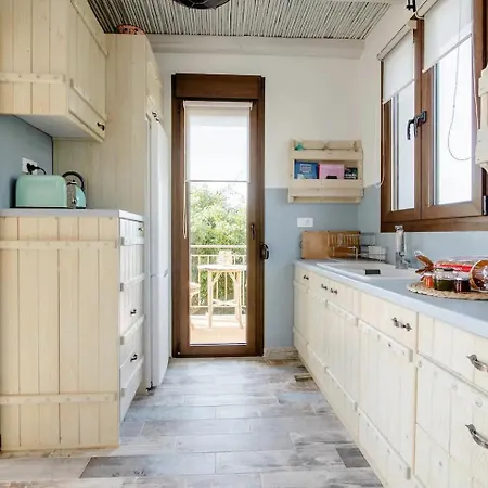 빌라 Anio - Rustic Modern With Sea And Mountain View Terrace 스보로나타