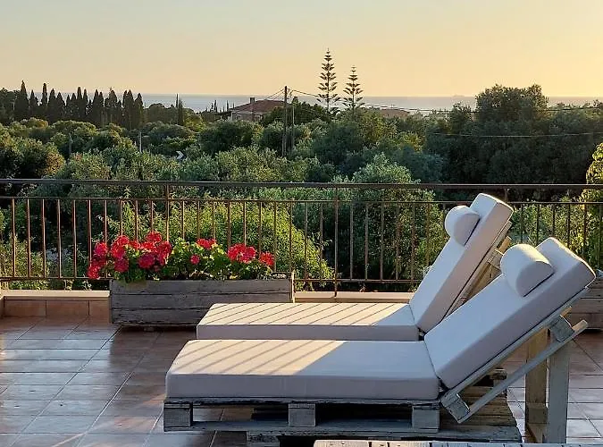 Anio - Rustic Modern With Sea And Mountain View Terrace * Svoronata