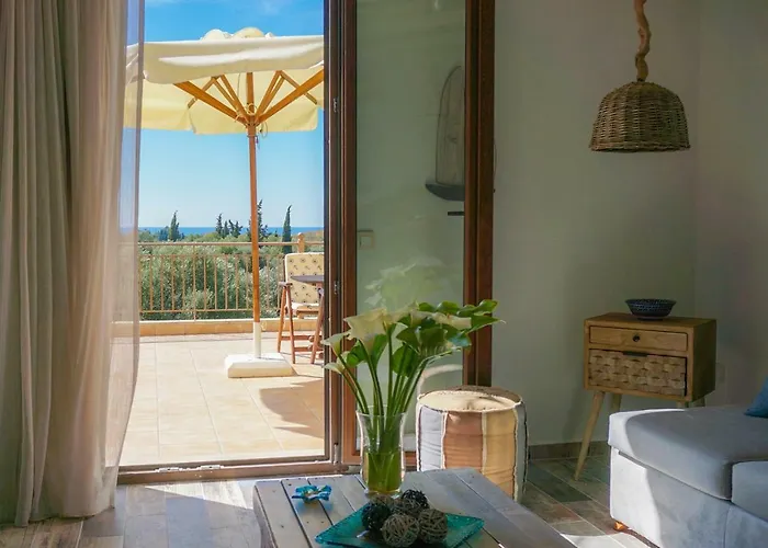 Anio - Rustic Modern With Sea And Mountain View Terrace Villa